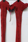 Vitelli leg cover FW22_LFT_002 dark red